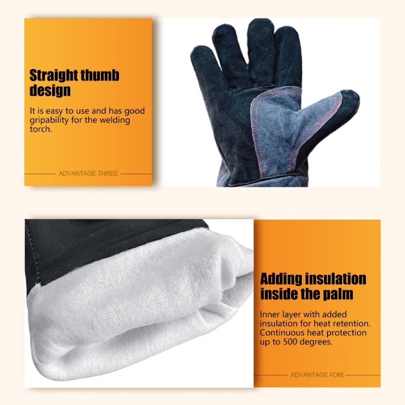 Heat Resistant Glove - 1 paio guanti sicurezza per avambraccio