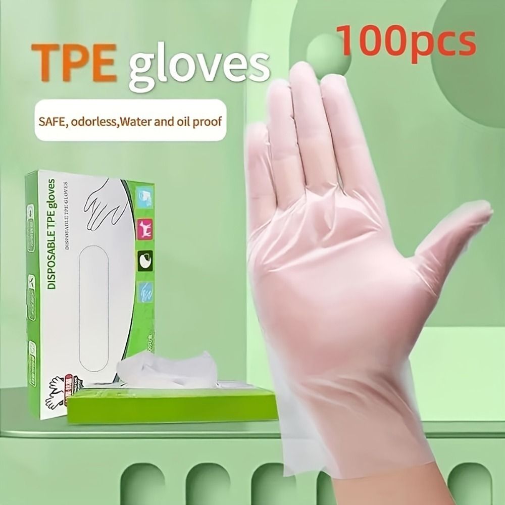Latex Disposable Glove - Guanti senza lattice da 100 pezzi